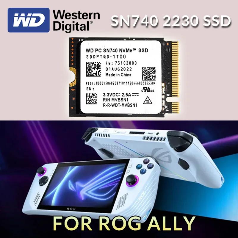   WD 2230 SSD SN740, 1TB 2TB NVMe PCIe 4.0X4 б 5150 MB/s M.2, α ٸ  ũ Ʈ º GPD ǽ